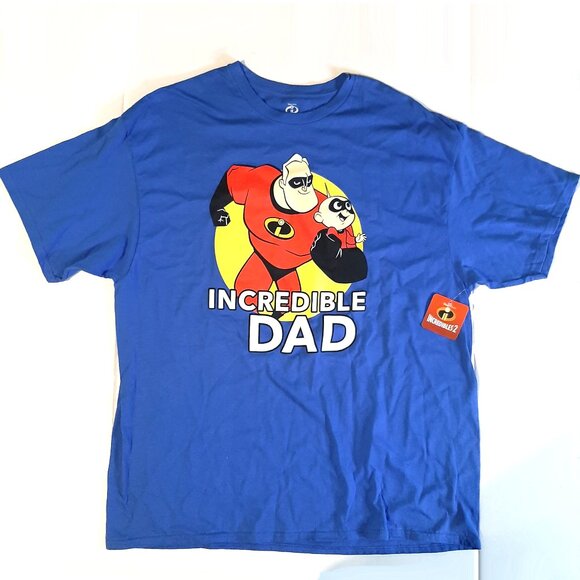 Disney Pixar Incredible Dad tshirt Men's 2XL Graphic Tee The Incredibles 2 NWT - Picture 5 of 6